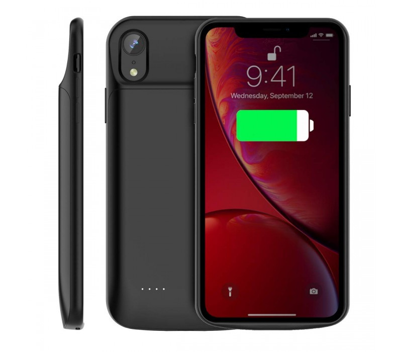 

Чехол аккумулятор AmaCase для iPhone XR Black (4000 мАч)