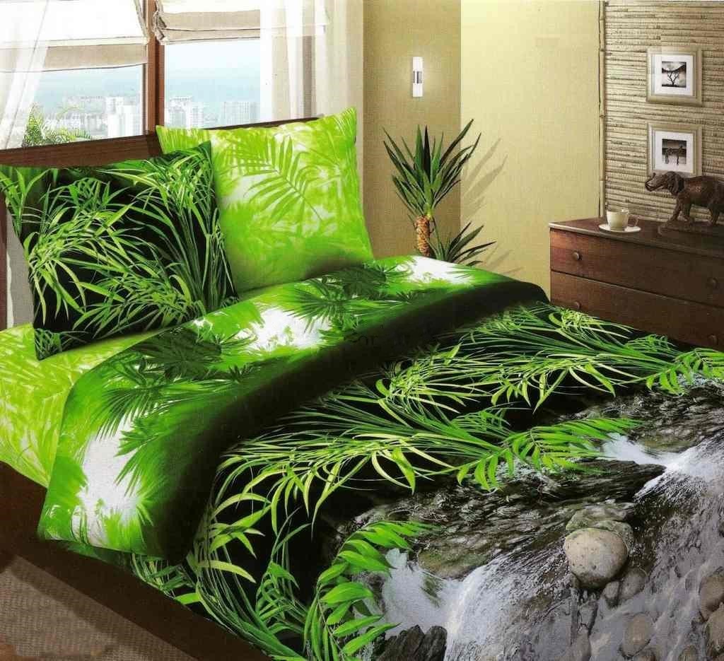 

Комплект постельного белья Водопад 3D CottonTwill 1.5-спальный 150х220 см Бязь (РБ013-2)