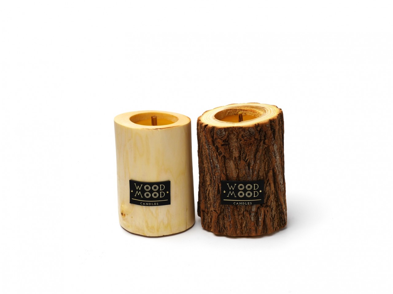 

Пара компактных свечей для влюбленных ТИ&i от WOOD MOOD