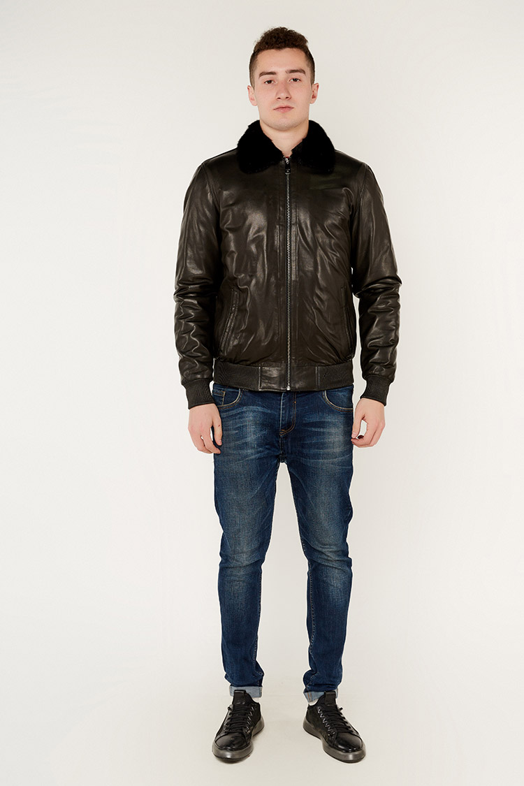

Дубленка Menclub Fd-526 2XL Черная 129510006