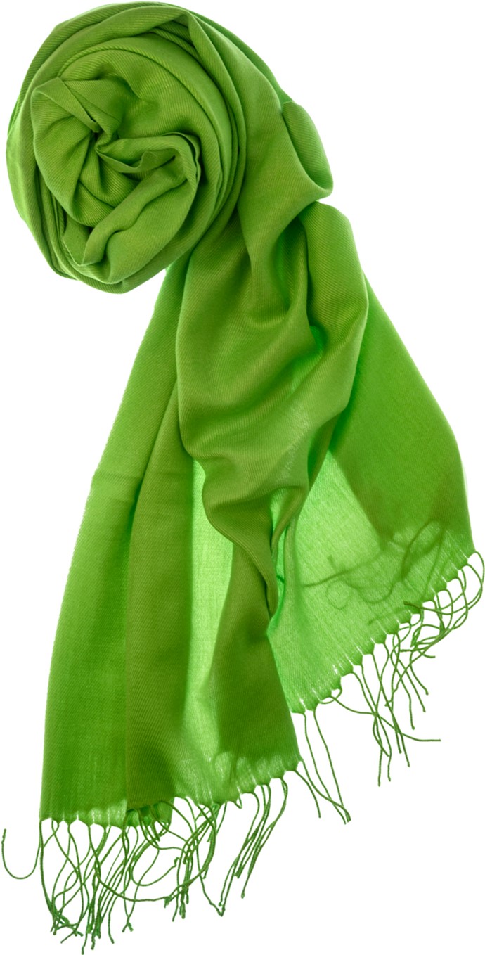 

Палантин Pashmina 3330489 70 х 180 см Зеленый