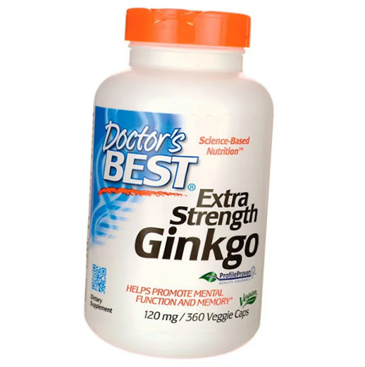 

Extra Strength Ginkgo 120 Doctor's Best 360вегкапс (71327003)