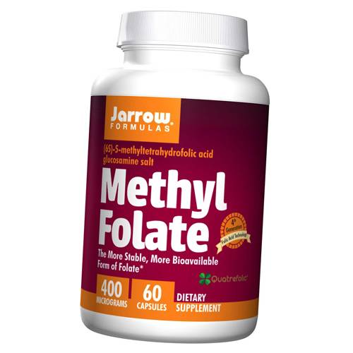 

Метилфолат, Methyl Folate 400, Jarrow Formulas 60вегкапс (36345005)