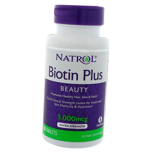 

Биотин, Biotin Plus, Natrol 60таб (36358030)
