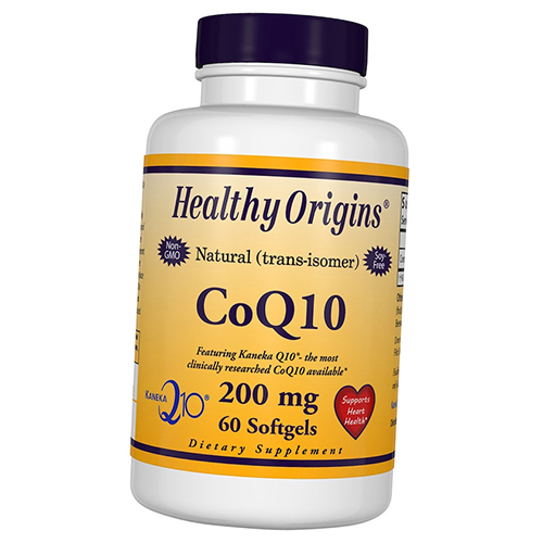 

Коэнзим Q10, CoQ10 200, Healthy Origins 60гелкапс (70354019)