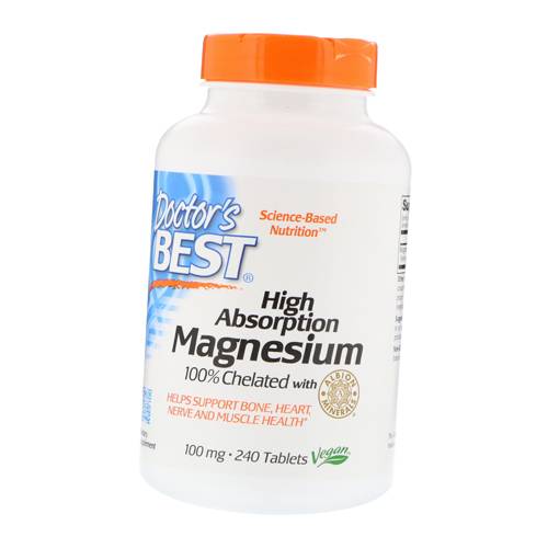 

Doctor's Best High Absorption Magnesium 100 240таб (36327002)
