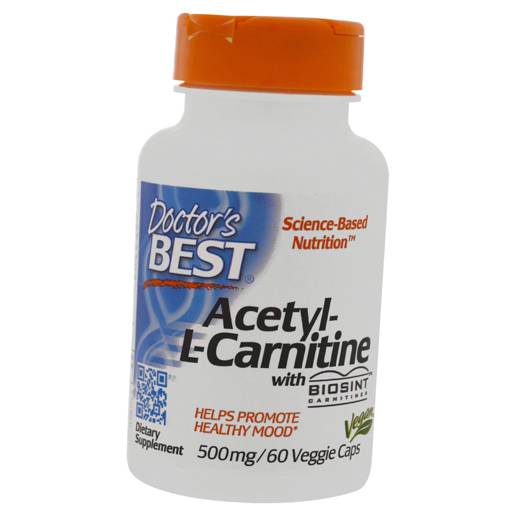 

Acetyl-L-Carnitine 500 Doctor's Best 60вегкапс (02327002)