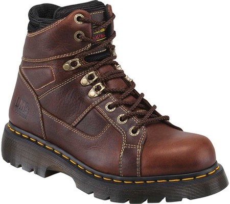 

Женские ботинки Dr. Martens Work Ironbridge Tec-Tuff Safety Toe 8 Tie Boot Teak Industrial Trailblazer Tumbled Leather 37