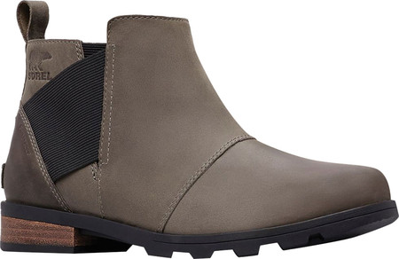 

Женские ботинки Sorel Emelie Chelsea Bootie Quarry/Black Waterproof Leather 38