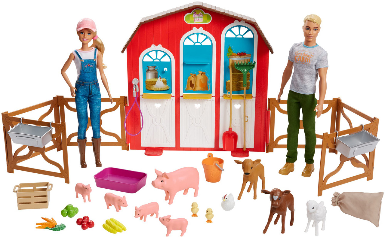 Игровой набор ферма Барби и Кен Barbie Sweet Orchard Farm Barn Playset with  Barbie and Ken Dolls – фото, отзывы, характеристики в интернет-магазине  ROZETKA от продавца: Gotta Dolls | Купить в Украине: