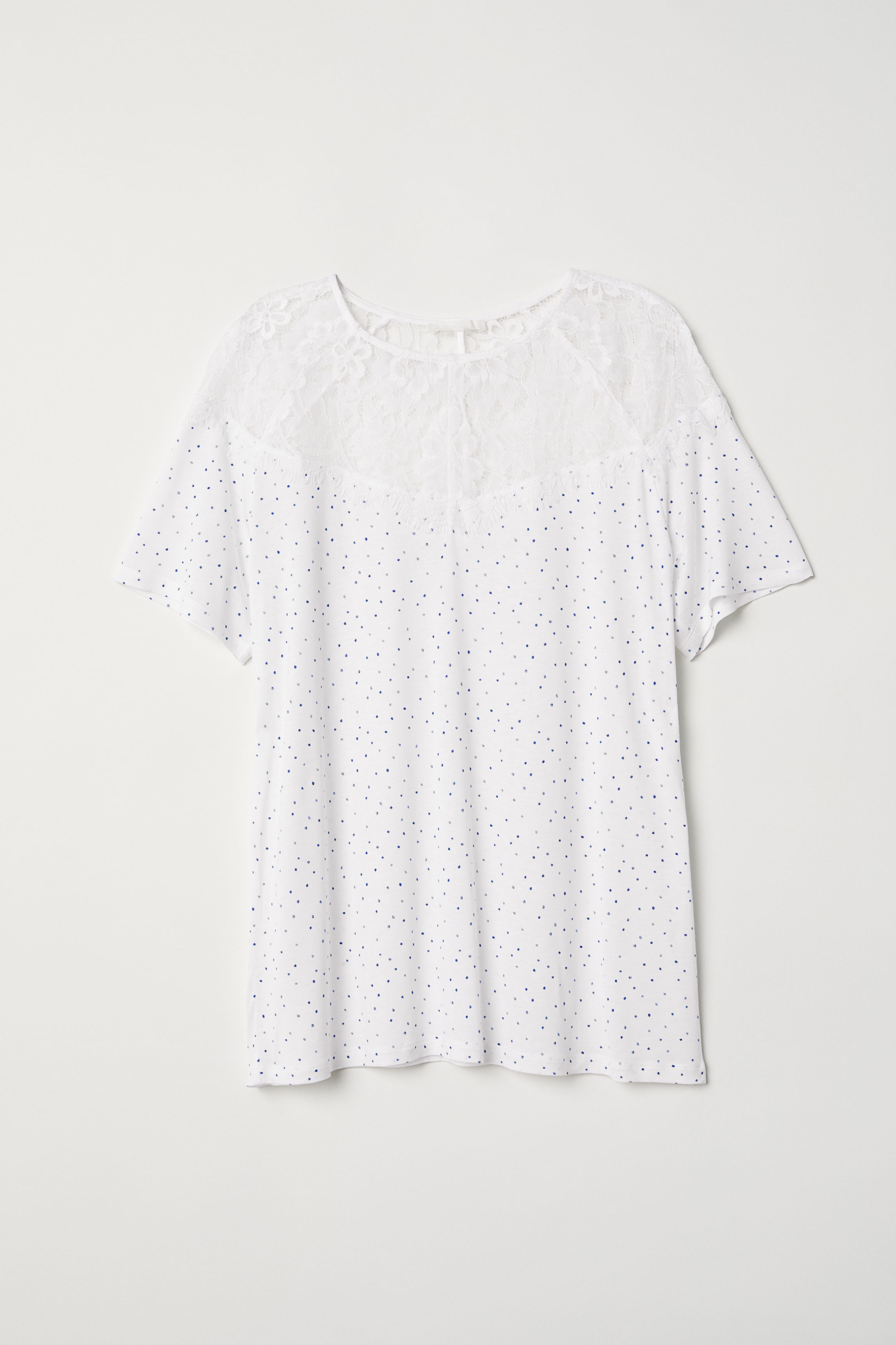 

Блуза H&M 0639344  белый, Блуза H&M 0639344 XL белый