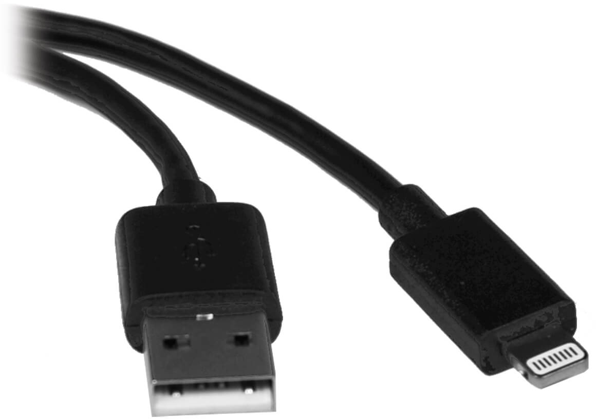 

Кабель Tripp Lite USB 2.0 AM - Lightning 0.9 м Black (M100-003-BK)