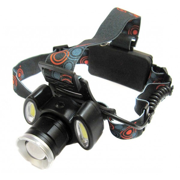 

Налобный фонарик Bailong POLICE С865 Cree T6 + 2 COB, 1600 люмен, 4 режима работы, 2 зарядных устройства (44286)