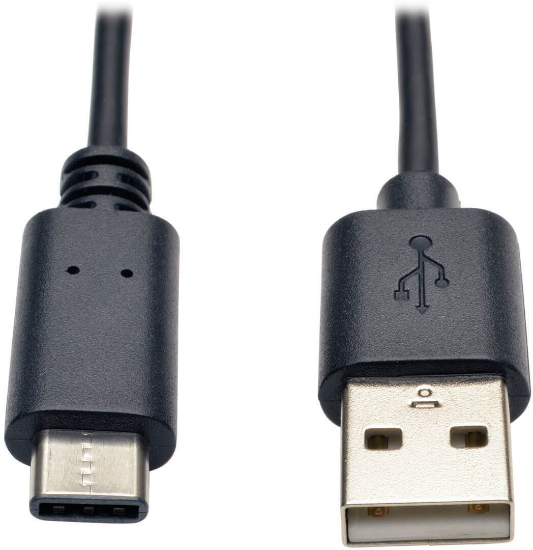 

Кабель Tripp Lite Hi-Speed Cable USB 2.0 - USB-C 0.9 м Black (U038-003)