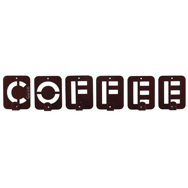 

Вешалка настенная Glozis Coffee H-004 50 х 10 см