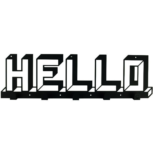 

Вешалка настенная Glozis H-073 52см х 15 см Hello
