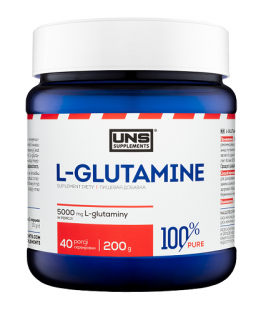 

Аминокислота UNS 100% Pure L- Glutamine 200g Pure 200 г