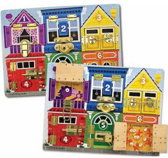 

Пазл Melissa&doug Доска с задвижками (MD3785)