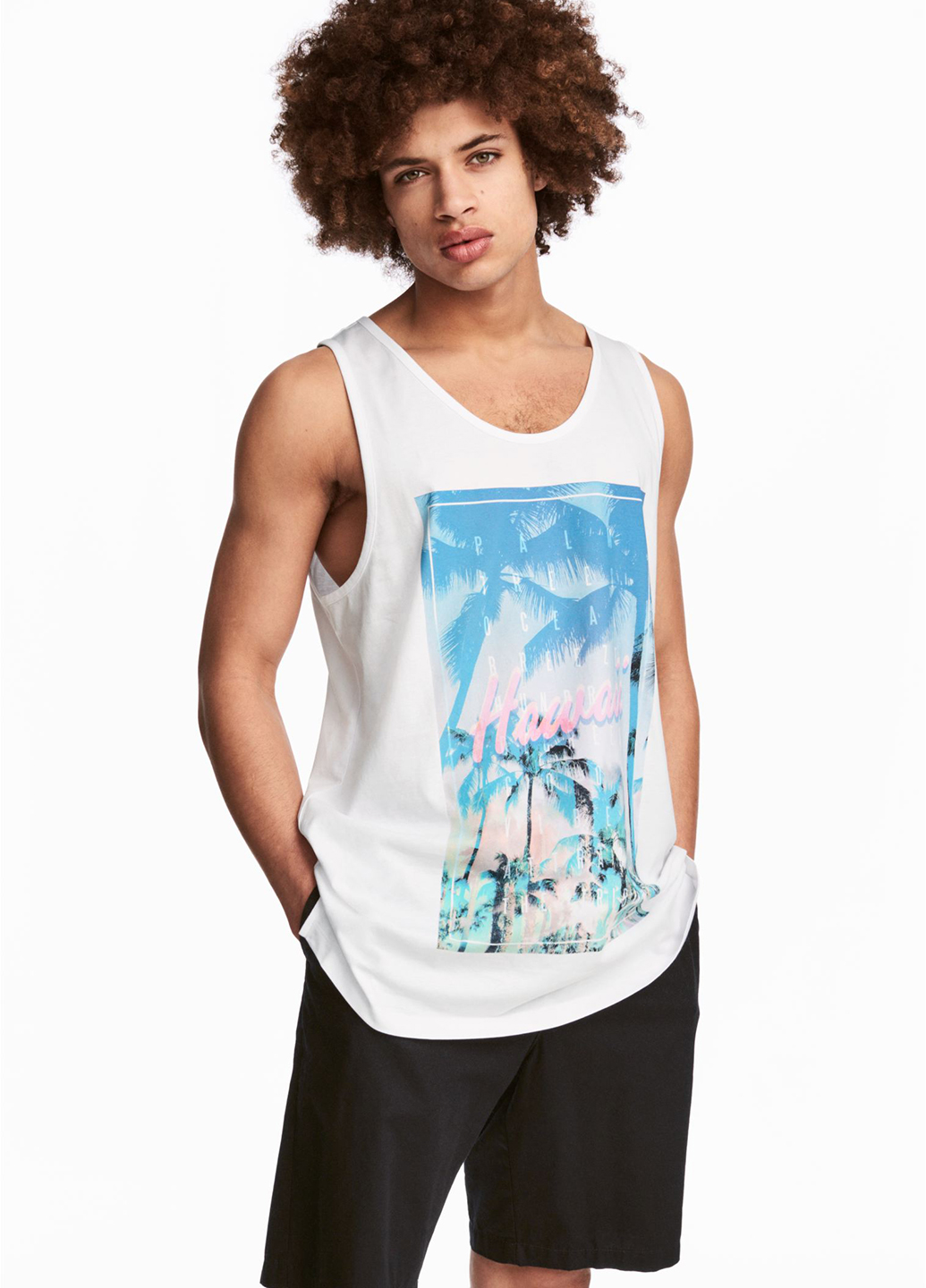 

Майка H&M S белый/рисунок 0465196