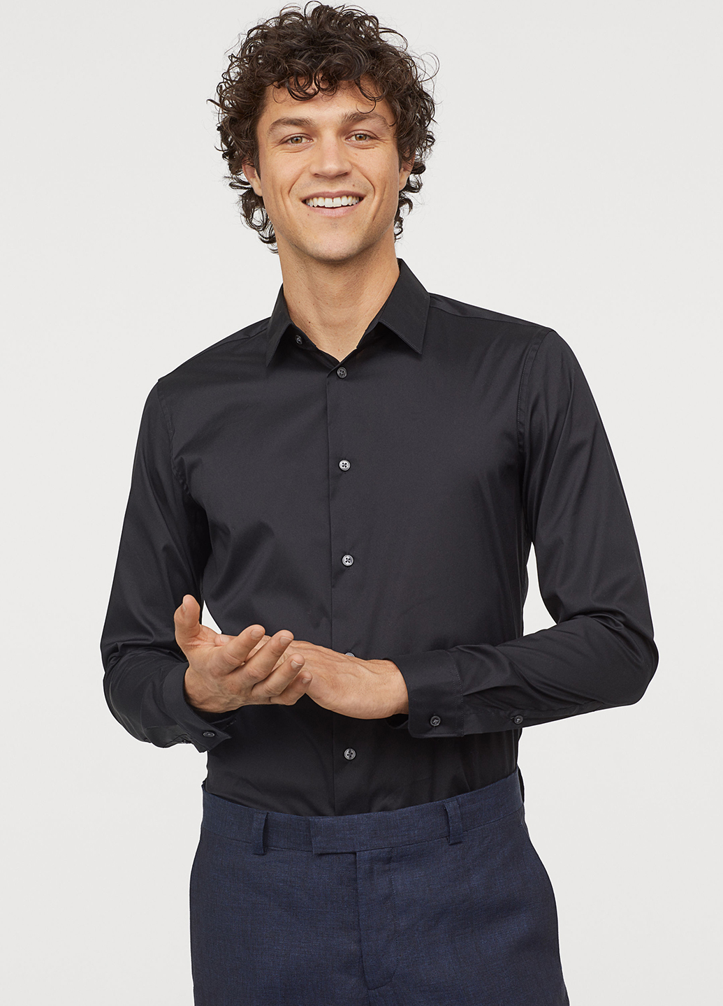 

Рубашка H&M S Черный. 0392938