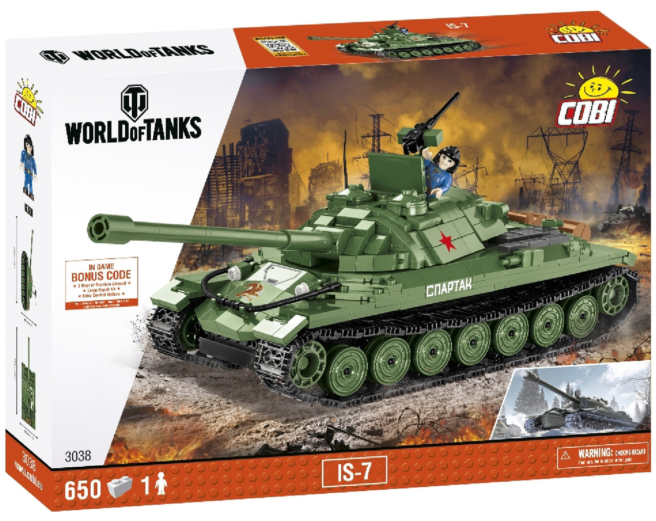 Конструктор Cobi World Of Tanks ИС-7 650 деталей – фото, отзывы,  характеристики в интернет-магазине ROZETKA от продавца: Kidsboх | Купить в  Украине: Киеве, Харькове, Днепре, Одессе, Запорожье, Львове