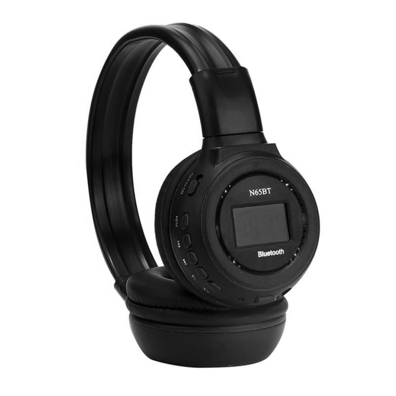 

Беспроводные блютуз наушники N65BT Black (au154)