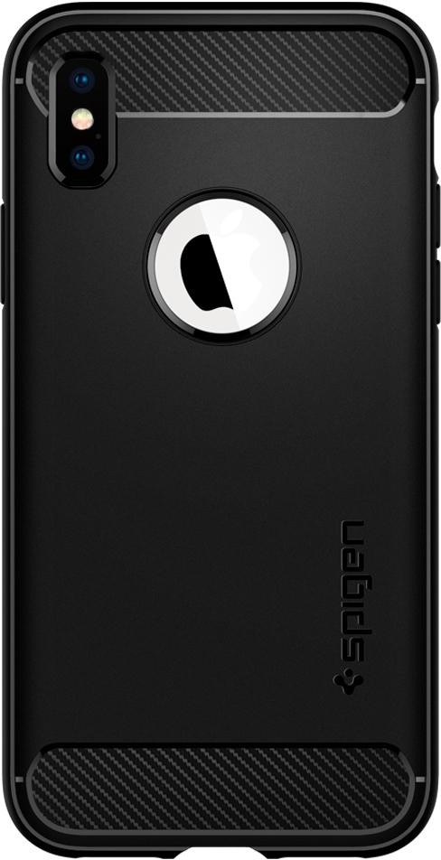 

Панель Spigen Rugged Armor для Apple iPhone Xs/X Matte Black