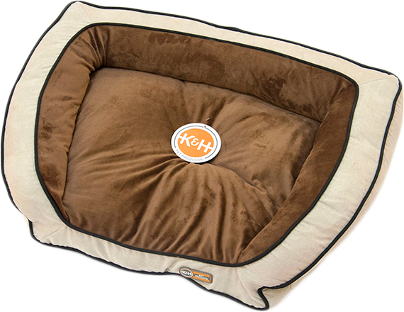 

Лежак для собак K&H Pet Products Bolster Couch 76х53.5x18 см Коричневый (7311)