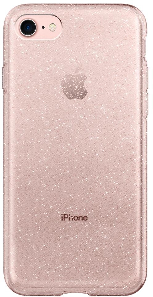 

Панель Spigen Liquid Crystal Glitter для Apple iPhone 7/8/SE (2020) Rose Quartz