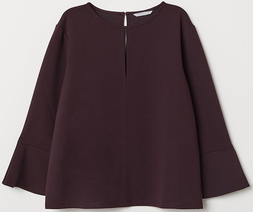 

Блузка H&M 694153001a22 XS Бордовая