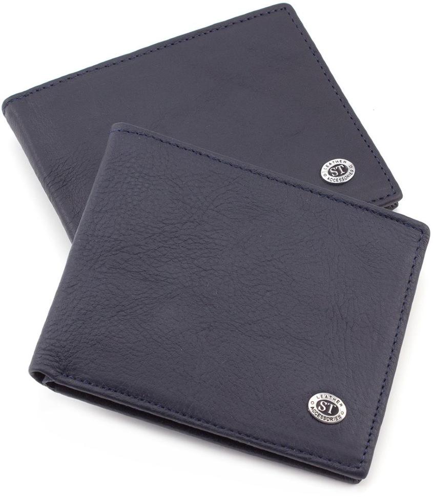 

Мужской кожаный кошелек ST Leather ST160 Blue