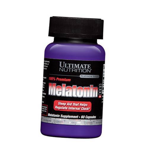 

Мелатонин, Melatonin, Ultimate Nutrition 60капс (72090001)