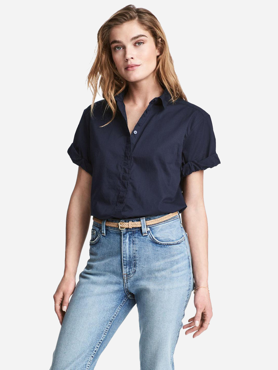 

Рубашка H&M a30_474375003 34 Синяя