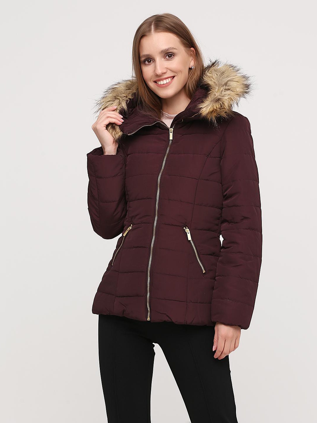 

Куртка H&M 390167002 36 Бордовая