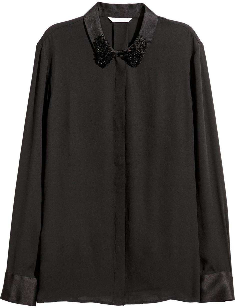 

Рубашка H&M 534094a44 44 Черная