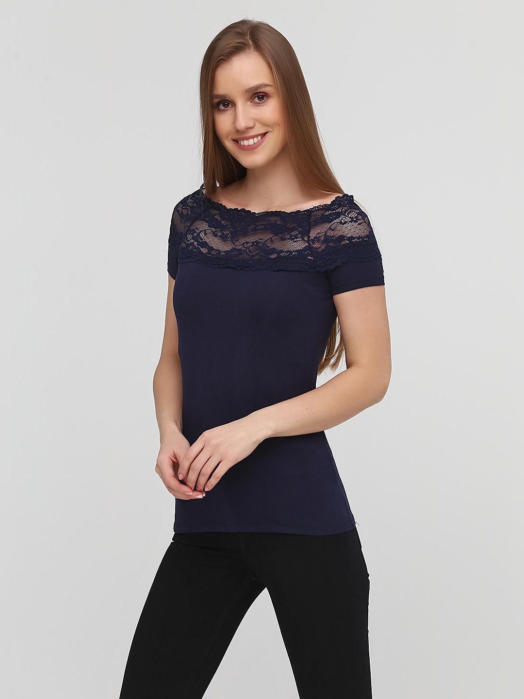 

Футболка H&M 485434s46 XS Синяя