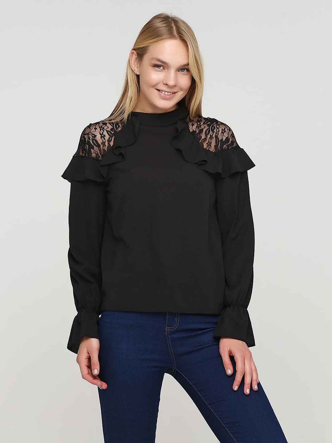 

Блузка Boohoo mpp80164s51 40 Черная