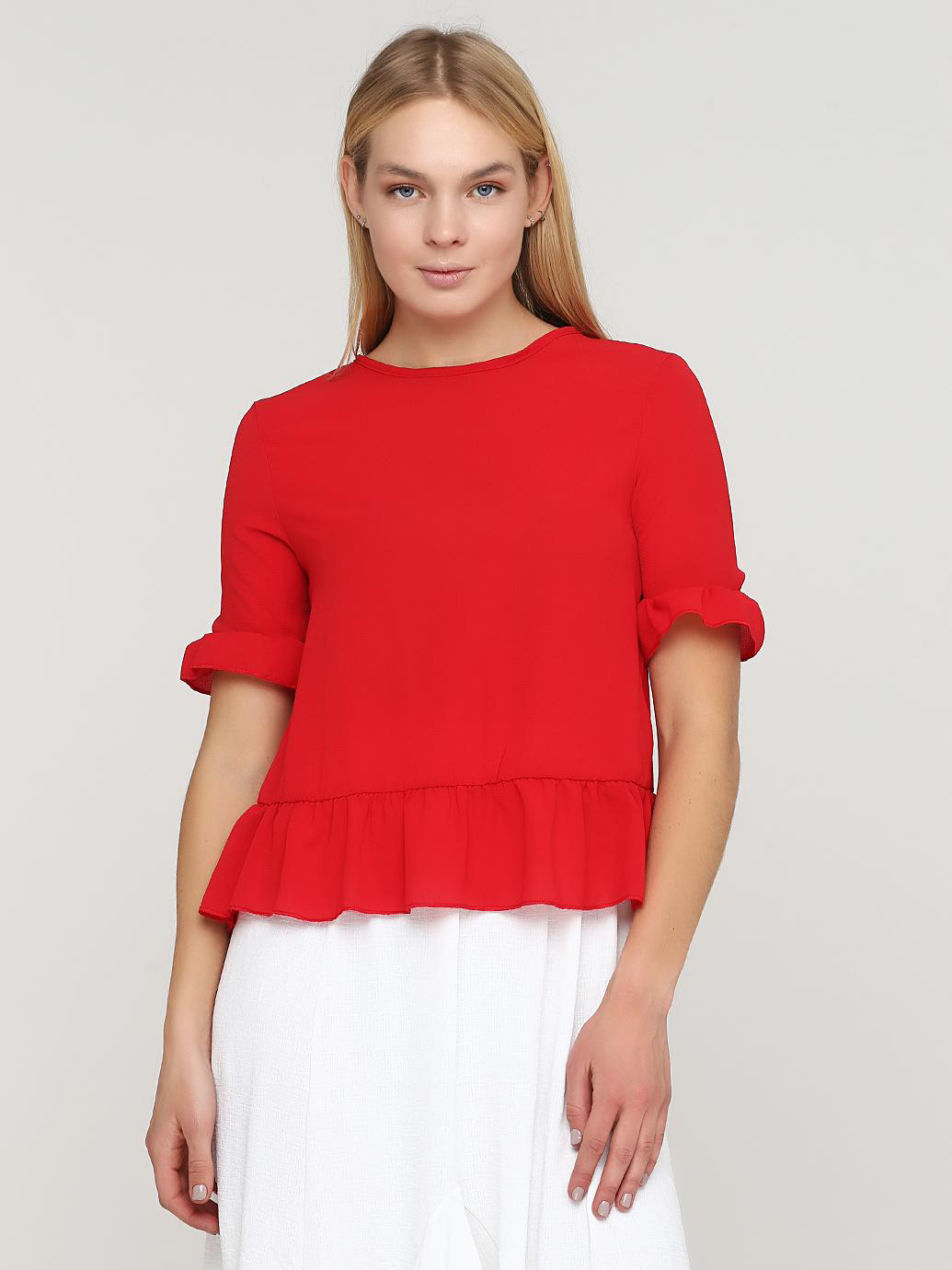 

Блузка Boohoo tzz53321s51 38 Красная