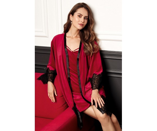 

8163-6743 crimson Халат Anabel Arto, 8163-6743 crimson Халат Anabel Arto 44