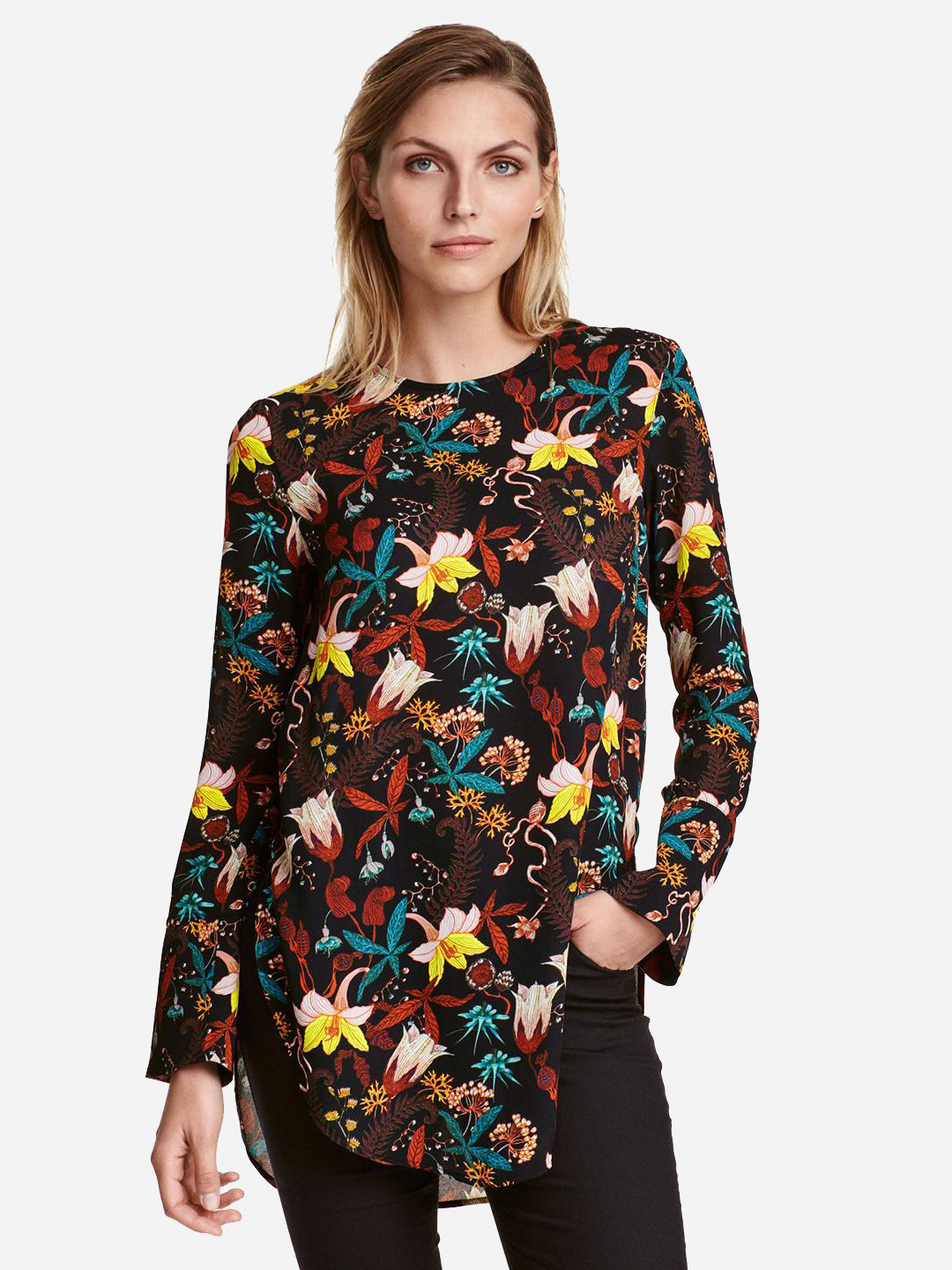

Блузка H&M 421249a56  Черная, Блузка H&M 421249a56 32 Черная