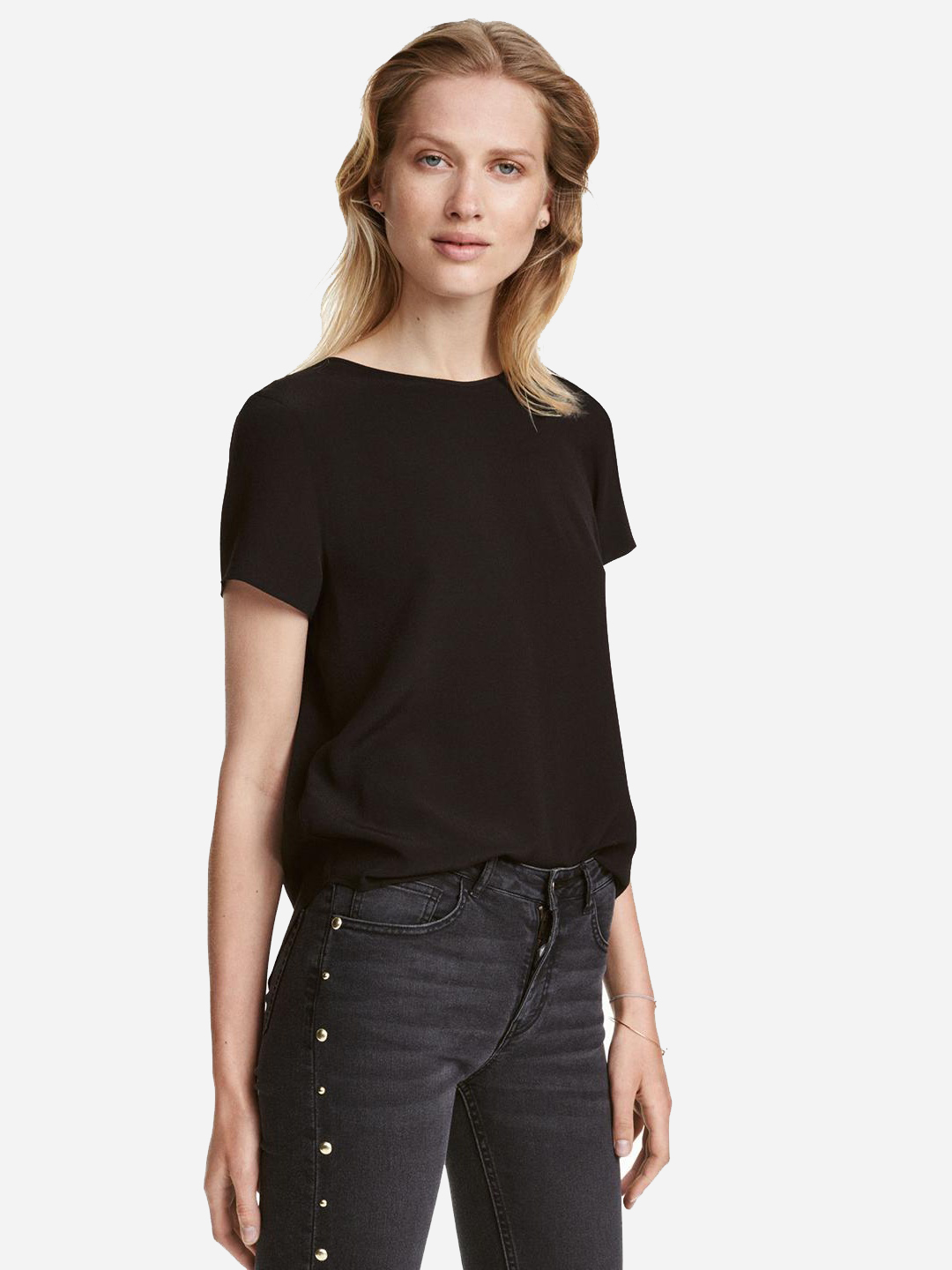 

Блузка H&M 389537015a56 34 Черная