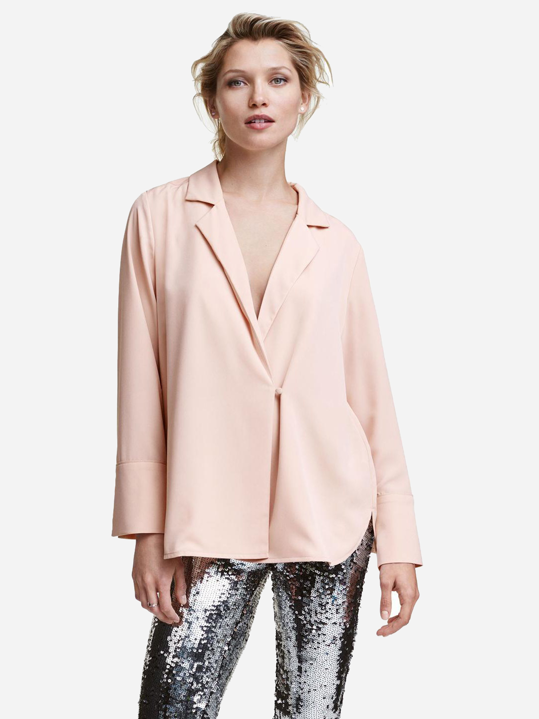 

Блузка H&M 431863003a56 34 Бежевая