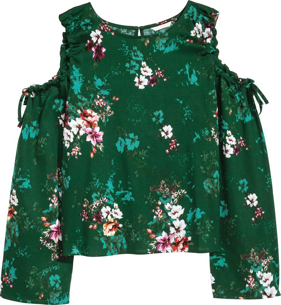 

Блузка H&M 596589003a60 S Зеленая