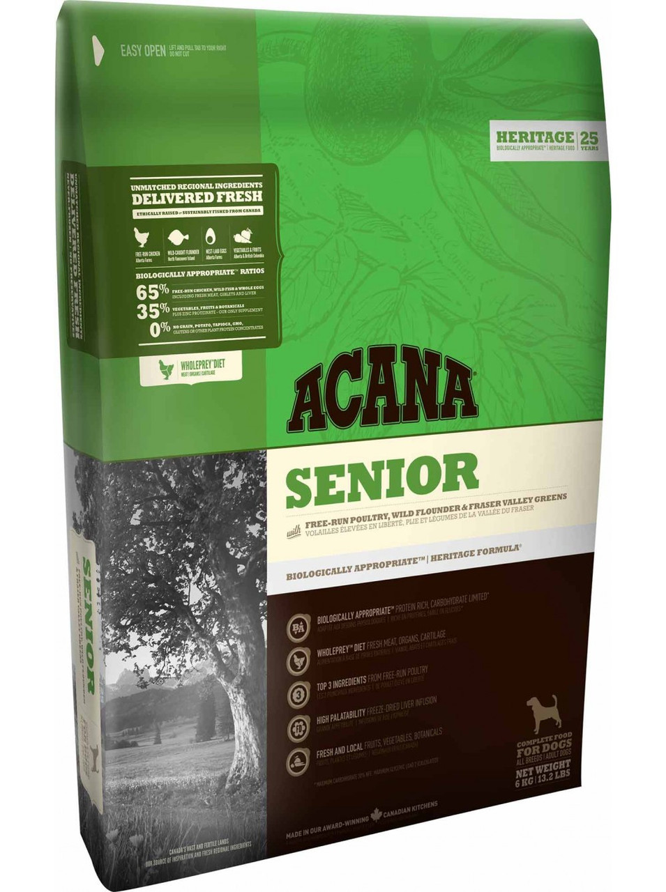 

Сухой корм ACANA Senior Dog для пожилых собак всех пород, 2 кг