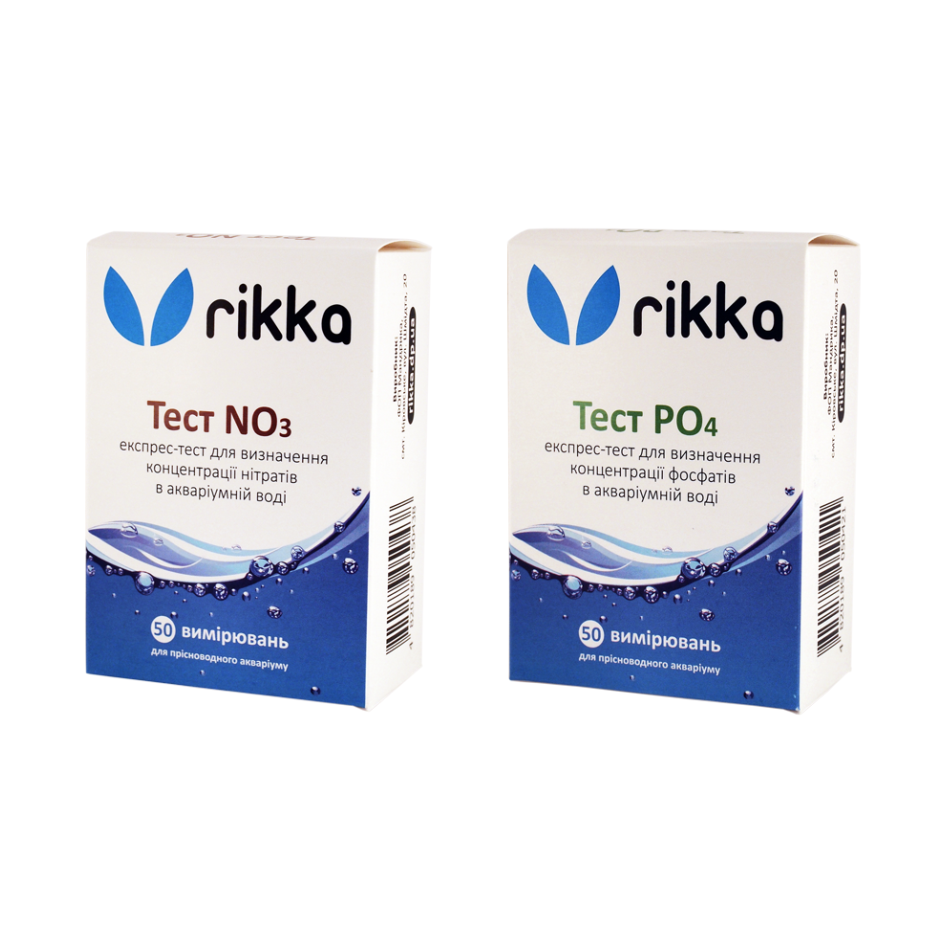 

Набор NO3 + PO4, тесты для воды Rikka