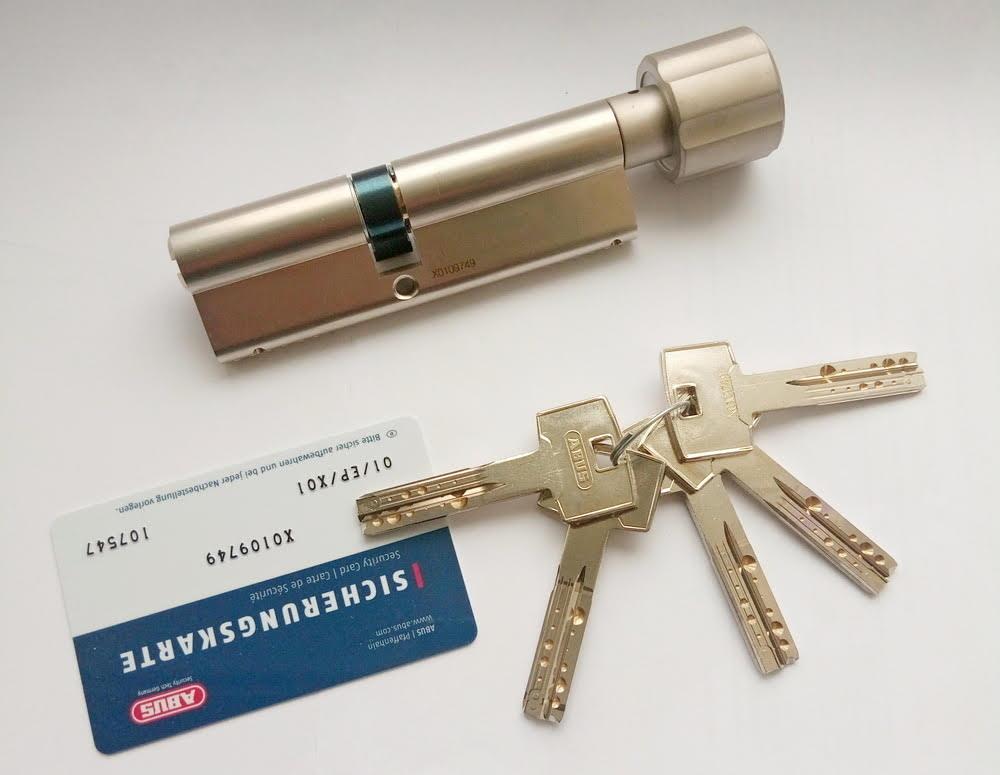 

Цилиндр Abus M12R 70мм (30х40T) T T ключ-вертушка