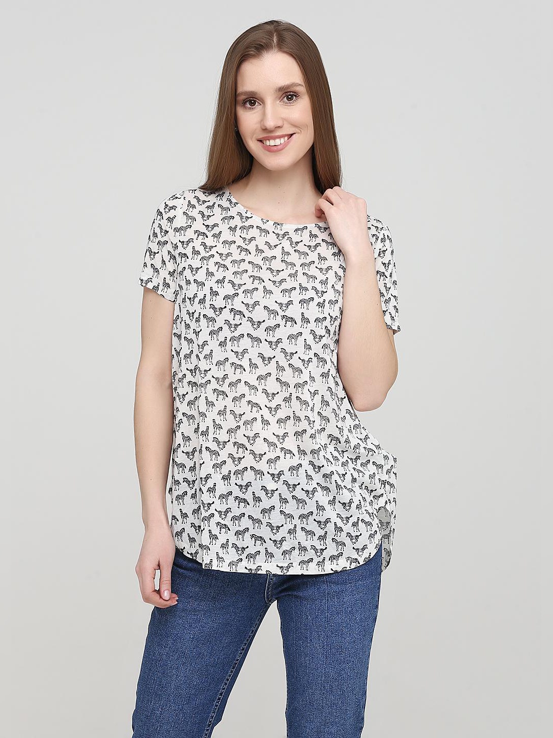 

Футболка H&M 3904123s67 S Бежевая