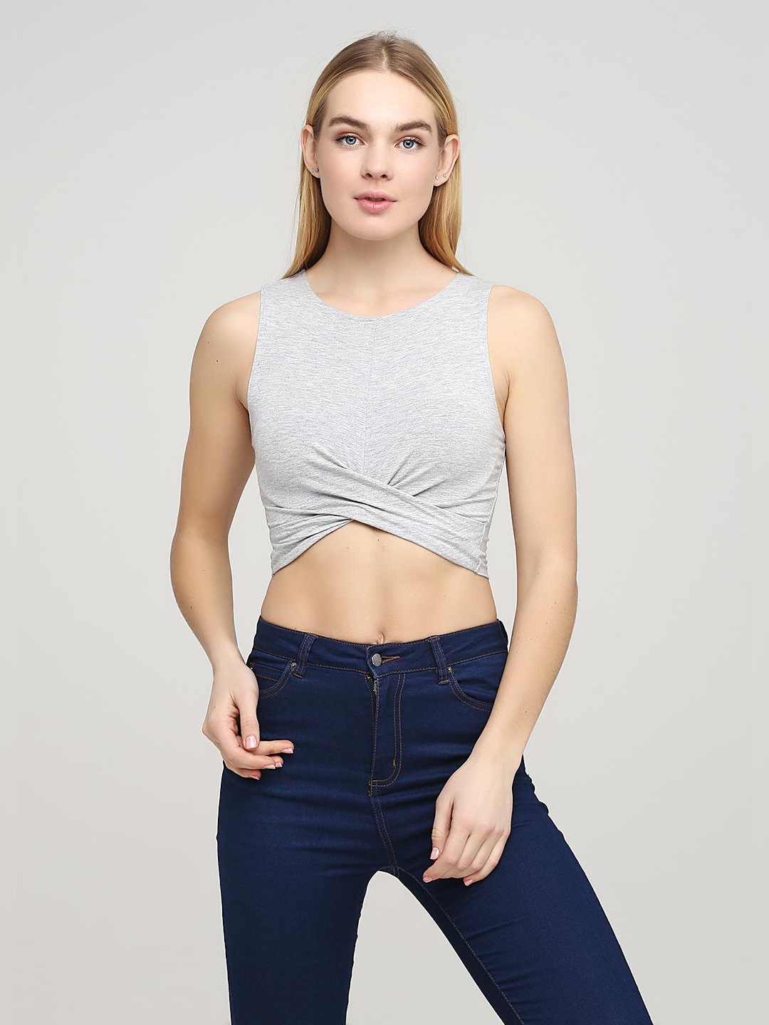 

Топ H&M 512615s67 L Серый