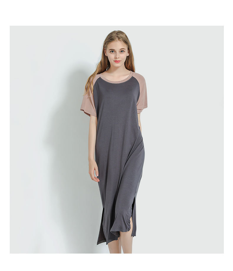 

Платье домашнее женское Иллюзия, серый Berni Fashion (One Size) Серый