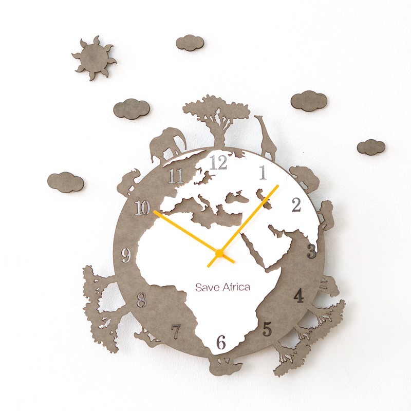 

Настенные часы Mandelda SAVE AFRICA C72 Gray